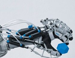 Festo Develops the ExoHand – A Solution for future human-machine cooperation in industrial environments festo app1