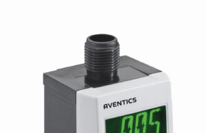 IIoT-Enabled Pressure Sensor Reduces Costly Pneumatic System Losses Aventics Pressure Sensor