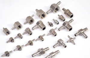 Barb fittings for miniature pneumatic and fluid control applications Barb Fittings